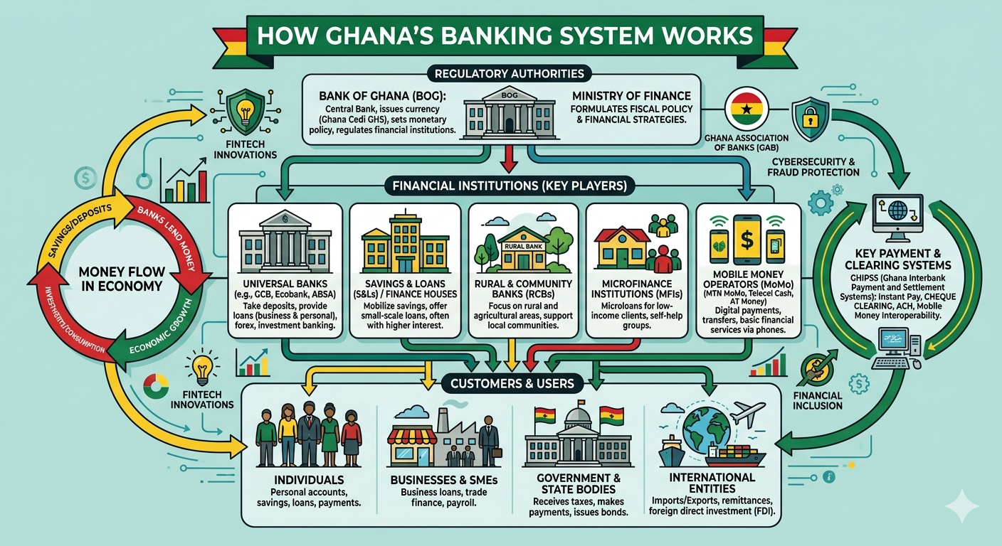 How Ghana’s Banking System Works