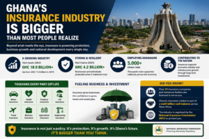Ghana's Insurance Industry Is Bigger Than Most People Realize — The GH¢17.9bn Sector, GH¢7.34bn Revenue and the 1% Penetration Paradox