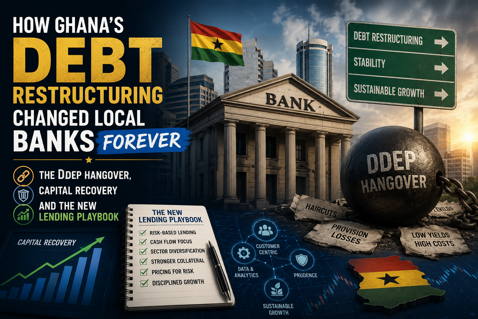 How Ghana's Debt Restructuring Changed Local Banks Forever — The DDEP Hangover, Capital Recovery and the New Lending Playbook