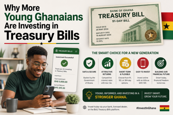 Why More Young Ghanaians Are Investing in Treasury Bills — The Digital Access, Economic Caution and the Reality of the Gen Z Non-Investor