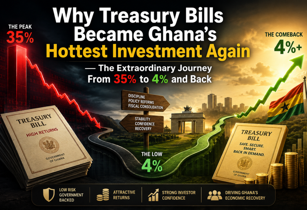 Why Treasury Bills Became Ghana's Hottest Investment Again — The Extraordinary Journey From 35% to 4% and Back