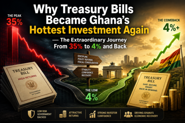 Why Treasury Bills Became Ghana's Hottest Investment Again — The Extraordinary Journey From 35% to 4% and Back