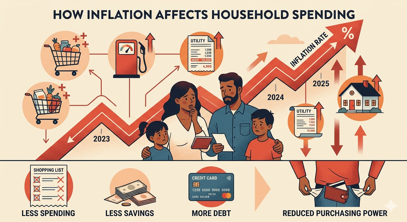 How Inflation Affects Household Spending