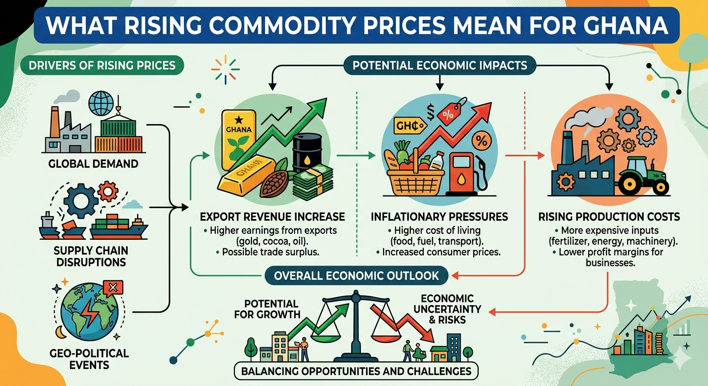 What Rising Commodity Prices Mean for Ghana