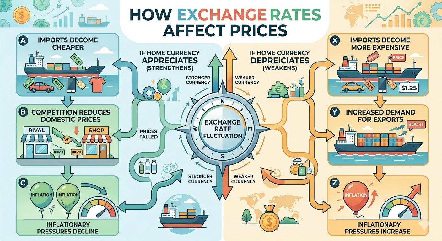 How Exchange Rates Affect Prices