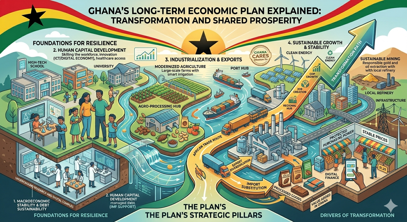Ghana’s Long-Term Economic Plan Explained