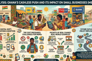 Ghana’s Cashless Economy Push Is Reshaping Small Businesses — The Digital Shift, Cost Pressures and the Pockets of Real Change for MSMEs