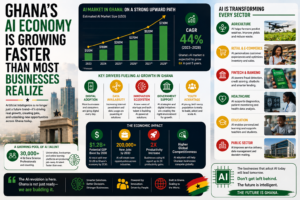 Ghana's AI Economy Is Growing Faster Than Most Businesses Realize – The $45bn GDP Target, the $2.2bn Investment Wave, and the 2033 Ambition