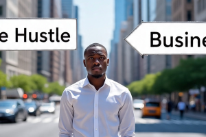 The Difference Between Hustling and Building a Business in Ghana