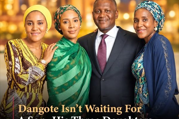 Dangote Says a Son Is 'Not My Priority' — and His Daughters Could Lead the Empire