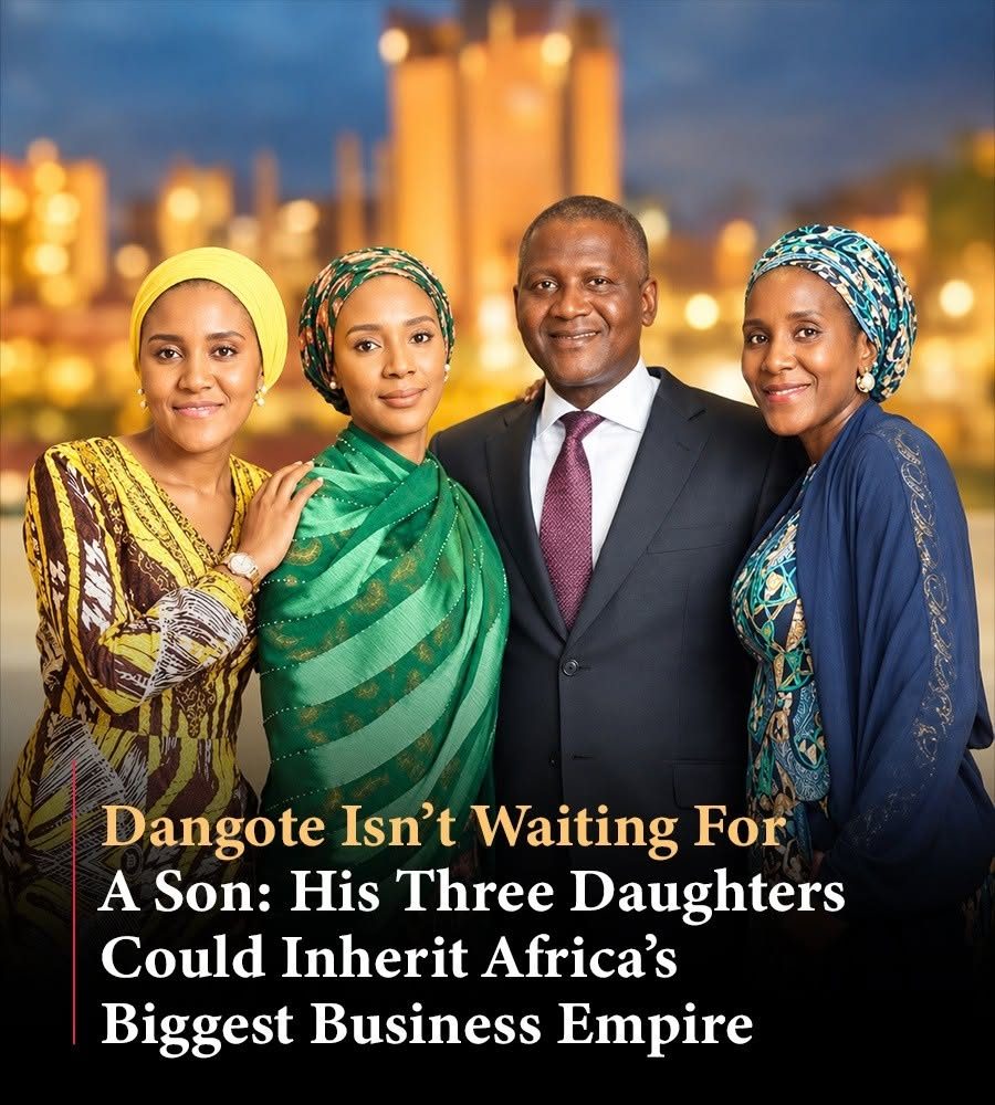 Dangote Says a Son Is 'Not My Priority' — and His Daughters Could Lead the Empire